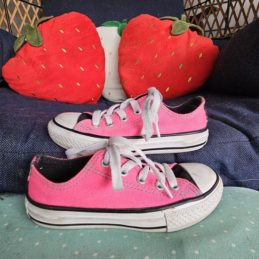 Hot Pink Kids Converse